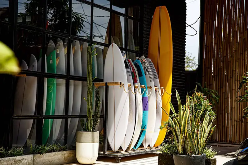 storing surfboards outside